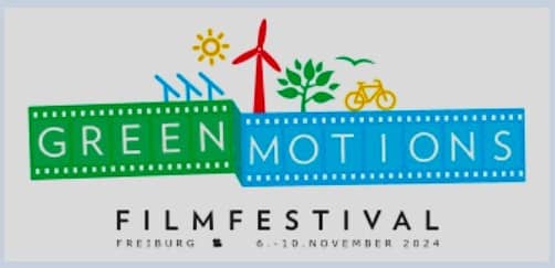 Greenmotions Filmfestival Freiburg 2024: Eröffnungsabend mit Gästen und immersiven Projektionen.